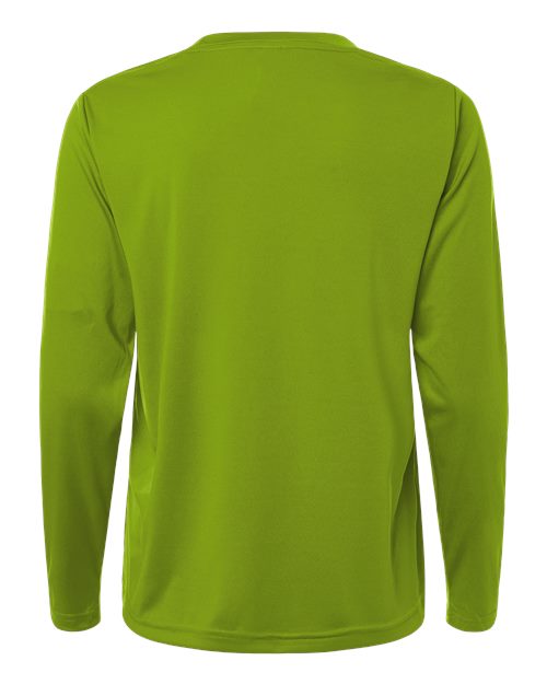 CORE365 CE10LW, Women's Capital Performance Long Sleeve T-shirt, Acid Green