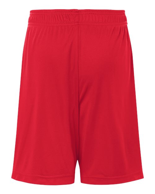 Team 365 TT115BY, Youth Zone Performance Reversible Shorts, Sport Red/ White