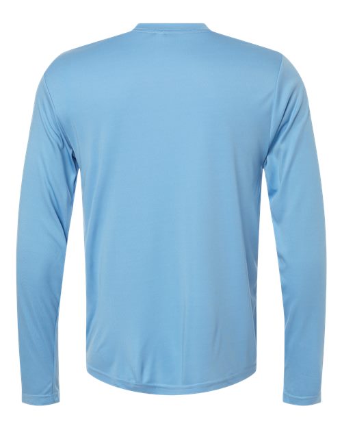 CORE365 CE10L, Unisex Capital Long Sleeve Performance T-shirt, Columbia Blue