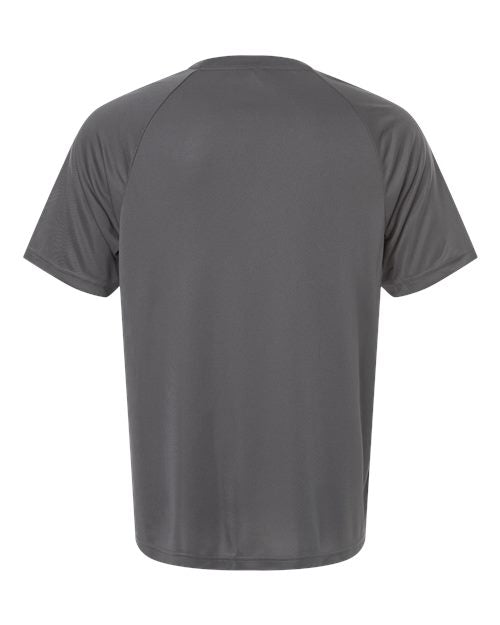 Team 365 TT11HN, Men's Zone Performance Henley, Sport Graphite