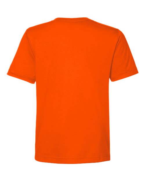 CORE365 CE10Y, Youth Capital Performance T-shirt, Safety Orange