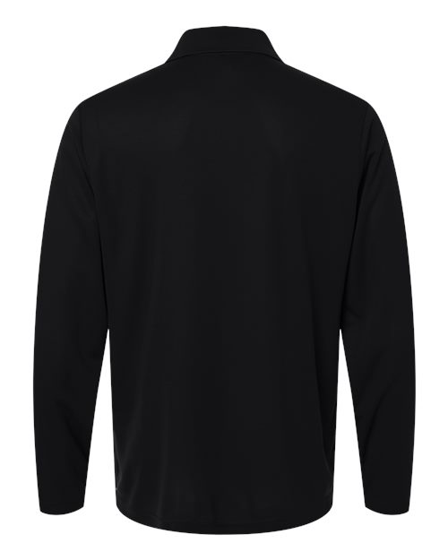 CORE365 CE108L, Men's Nova Performance Long Sleeve Pique Polo, Black