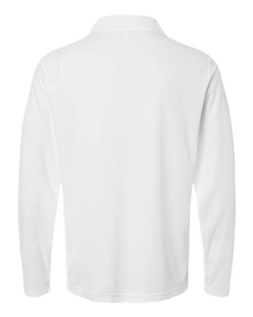 CORE365 CE108L, Men's Nova Performance Long Sleeve Pique Polo, White