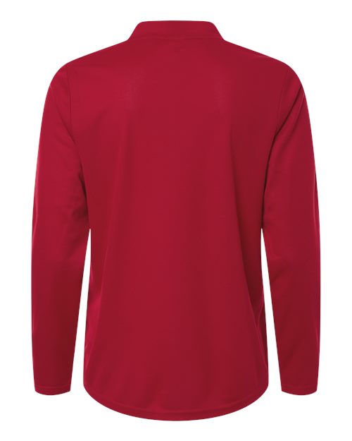 CORE365 CE108LW, Women's Nova Performance Long Sleeve Pique Polo, Classic Red