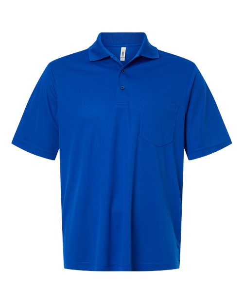 CORE365 CE108P, Men's Nova Performance Pique Pocket Polo, True Royal