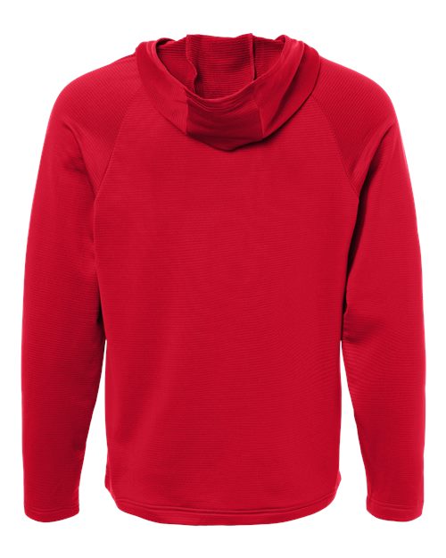 Team 365 TT200, Men's Qualify Quarter-zip Hooded Pullover, Sport Red