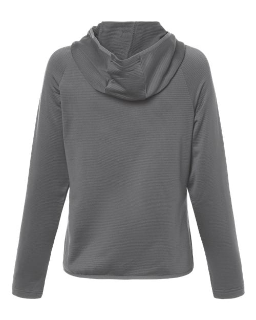 Team 365 TT200W, Women's Qualify Quarter-zip Hooded Pullover, Sport Graphite