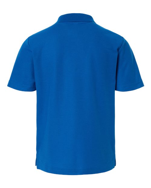 CORE365 CE106Y, Youth Resolve Cvc Performance Pique Polo, True Royal
