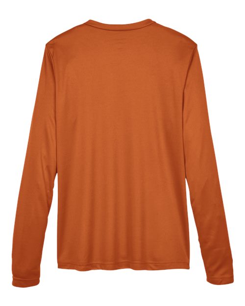 Team 365 TT11WL, Women's Zone Performance Long Sleeve T-shirt, Sport Burnt Orange
