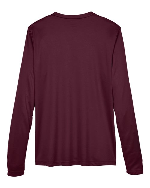 Team 365 TT11WL, Women's Zone Performance Long Sleeve T-shirt, Sport Dark Maroon