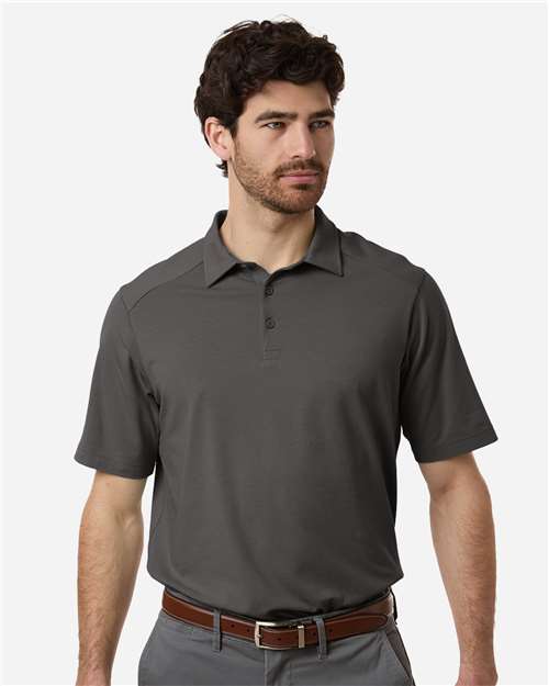 Devon & Jones DG102, Men's Seaton Pebble Textured Polo, Graphite
