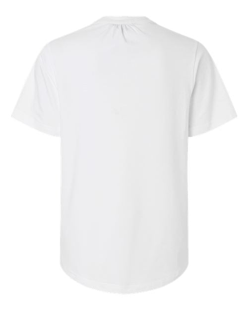 Devon & Jones DG102W, Women's Seaton Pebble Textured Polo, White