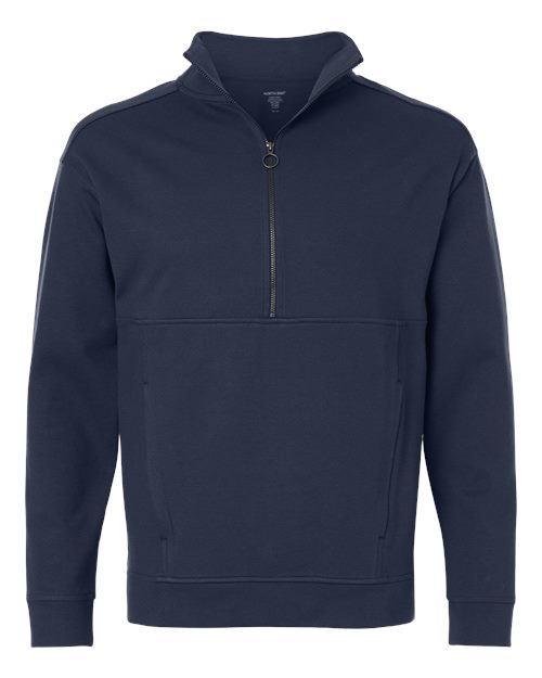 North End NE220, Men's Mantra Half-zip Ottoman Pullover, Classic Navy
