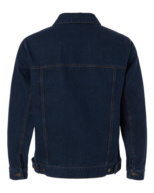Harriton M75, Unisex Cooper Denim Jacket, Dark Denim