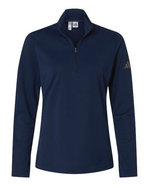 Adidas A400, Women's Lightweight Quarter-zip Pullover, Collegiate Navy