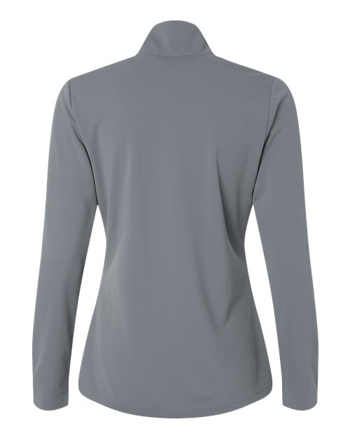 Adidas A400, Women's Lightweight Quarter-zip Pullover, Grey Three