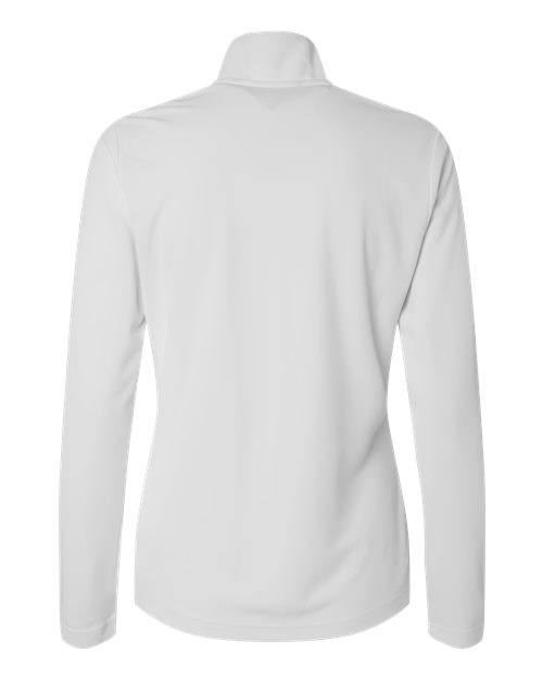 Adidas A400, Women's Lightweight Quarter-zip Pullover, White