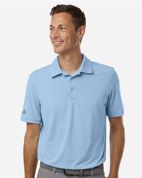 Adidas A514, Men's Ultimate365 Solid Polo, Clear Sky