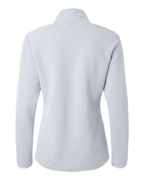 Adidas A589, Women's Spacer Quarter-zip Pullover, Halo Blue