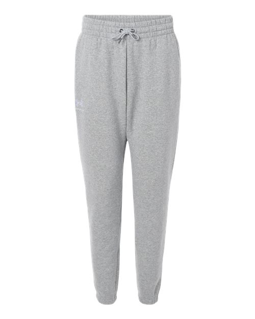 Under Armour 1373882, Men's Icon Fleece Joggers, Mod Grey Light Heather/ White