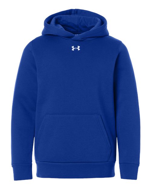 Under Armour 6014162, Youth Team Icon Fleece Hooded Sweatshirt, Royal/ White