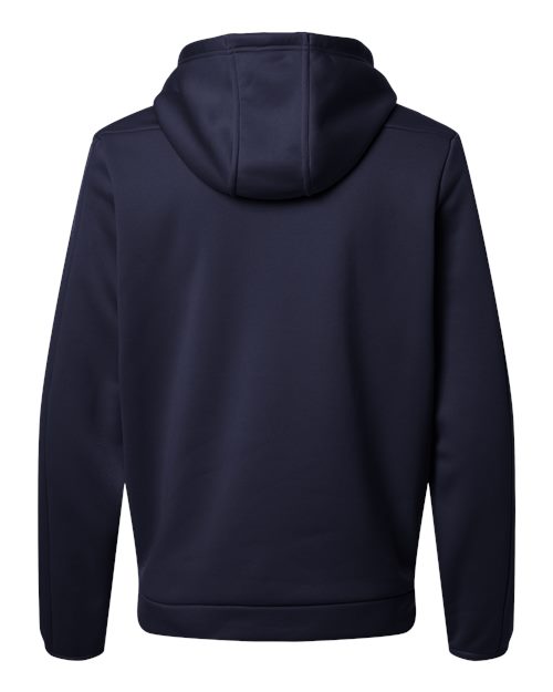 Under Armour 6010886, Men's Armour Fleece Pro Hooded Full-zip, Midnight Navy/ White