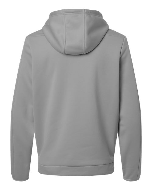 Under Armour 6010886, Men's Armour Fleece Pro Hooded Full-zip, Mod Grey/ White