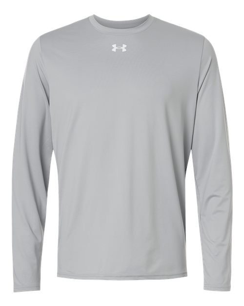 Under Armour 6014166, Men's Team Vanish Long Sleeve T-shirt, Mod Grey/ White