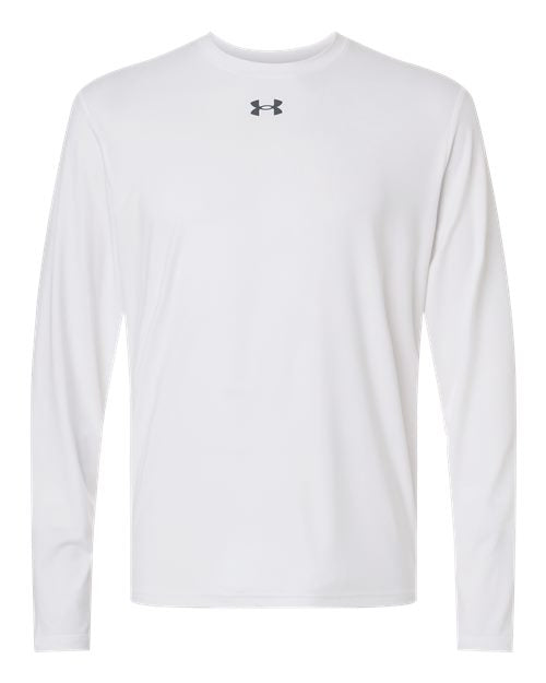 Under Armour 6014166, Men's Team Vanish Long Sleeve T-shirt, White/ Pitch Grey
