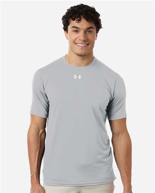 Under Armour 6014167, Men's Team Vanish T-shirt, Mod Grey/ White