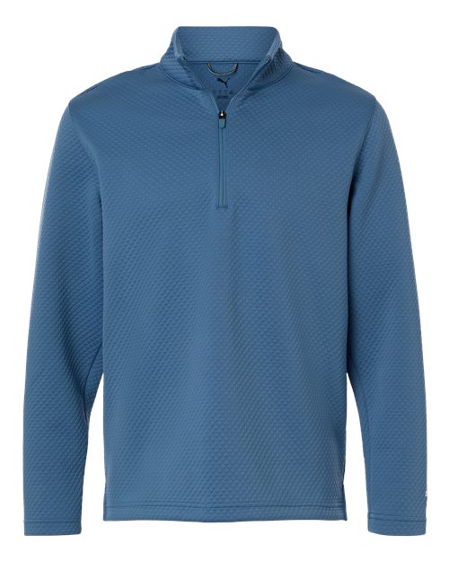 Puma Golf 638595, Men's Pebble Quarter-zip Pullover, Blue Horizon