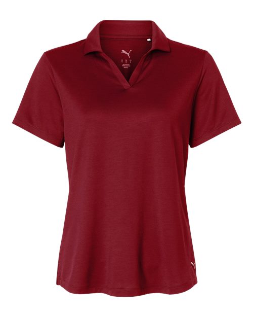 Puma Golf 631050, Women's Icon Polo 2.0, Dark Crimson