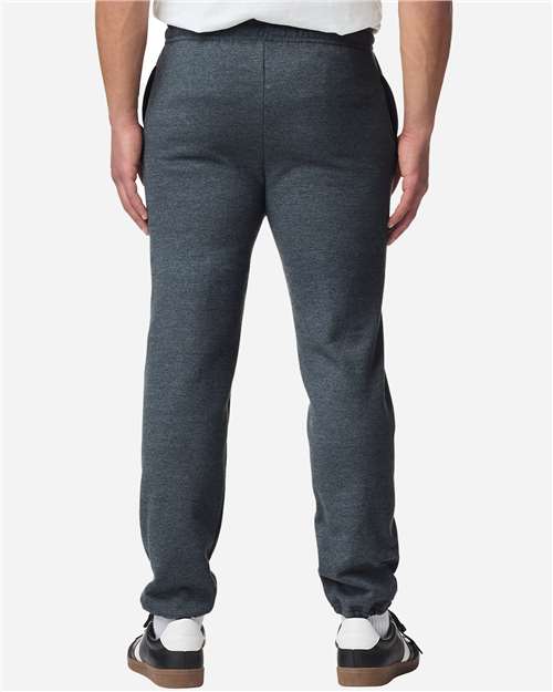 Gildan 18100, Unisex Heavy Blend Pocket Sweatpants, Dark Heather