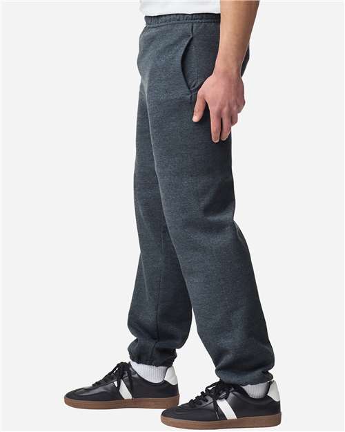 Gildan 18100, Unisex Heavy Blend Pocket Sweatpants, Dark Heather