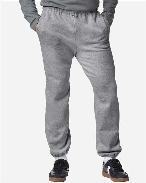 Gildan 18100, Unisex Heavy Blend Pocket Sweatpants, Sport Grey