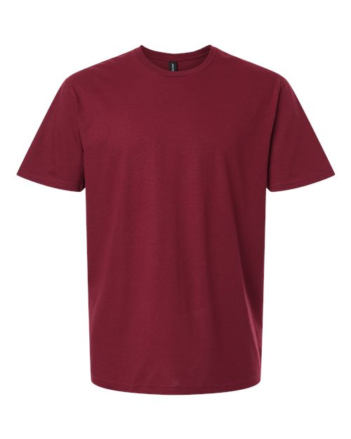 Gildan 64000, Unisex Softstyle T-shirt, Garnet
