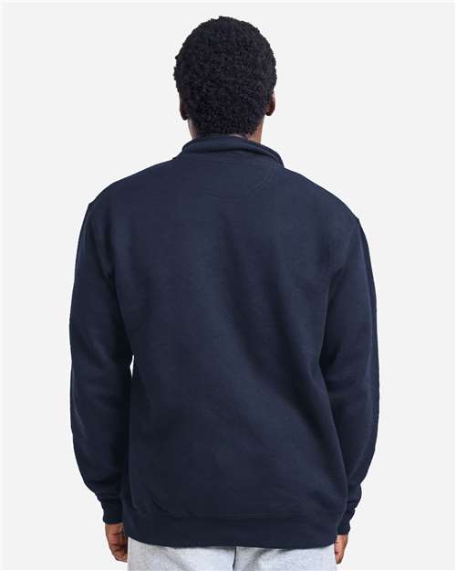 Gildan 18810, Unisex Heavy Blend Quarter-zip Sweatshirt, Navy