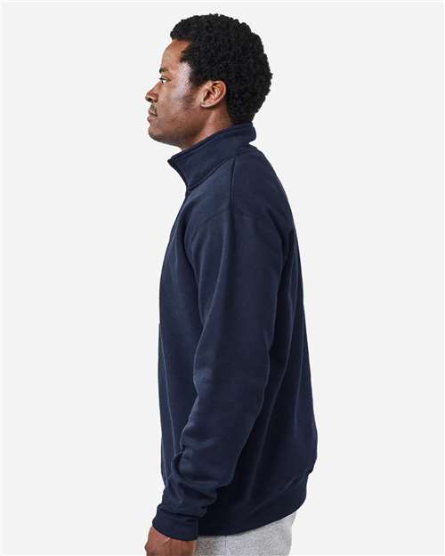 Gildan 18810, Unisex Heavy Blend Quarter-zip Sweatshirt, Navy
