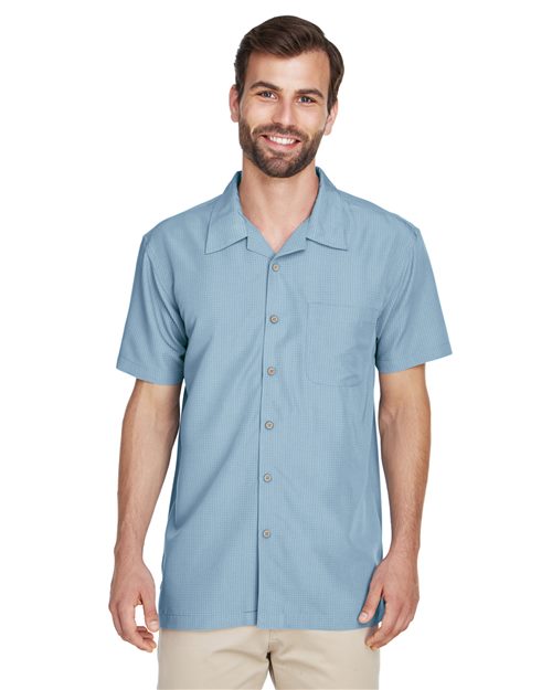 Men's Barbados Textured Camp Shirt - - 13852 251B9 4-4.9 oz AB Exclusive Brands CA New ab Dress Shirts Explore Resort & Gift Explore Resort & Gift Front Desk & Conceirge Explore Resort & Gift Staff Uniforms Explore Restaurant & Hospitality Explore Restaurant & Hospitality Front of House Explore Restaurant & Hospitality Staff Uniforms Harriton M560 Mens & Unisex New AB Pockets Polyester Rayon S&S Deep Deals S&S Exclusive Brands Short Sleeves Tops Wovens Wovens & Dress Shirts Wrinkle Free