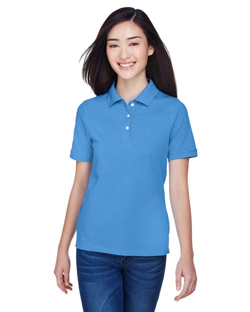 Women's Easy Blend Polo - - 13861 2025 Polo Guide 2025 Polo Guide Uniforms 2025 Polo Guide Uniforms - Workwear & Industrial 207B9 AB Exclusive Brands Back to School 2025 CA CA New ab Cotton Harriton M265W New AB Pique Playbook - Resort Playbook - Resort Summer Gift Shop Playbook Summer to School Polos Polos & Knits Polyester S&S Deep Deals S&S Exclusive Brands Short Sleeves Side Seams Sport Shirts Tops Womens