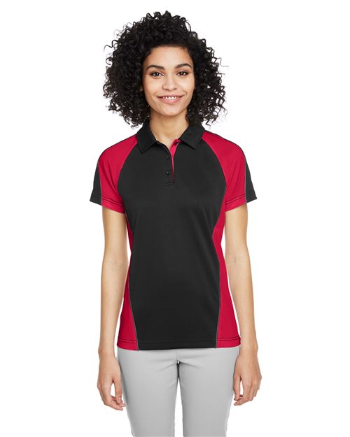 Women's Advantage Snag Protection Plus IL Colorblock Polo - - 13948 225B9 6-6.9 oz AB Exclusive Brands Antimicrobial CA New ab Harriton M385W Moisture-Management New AB Performance Polos Polos & Knits Polyester - 100% Short Sleeves Side Seams Snag Resistant Sport Shirts Sun/UV Protection Tops Womens
