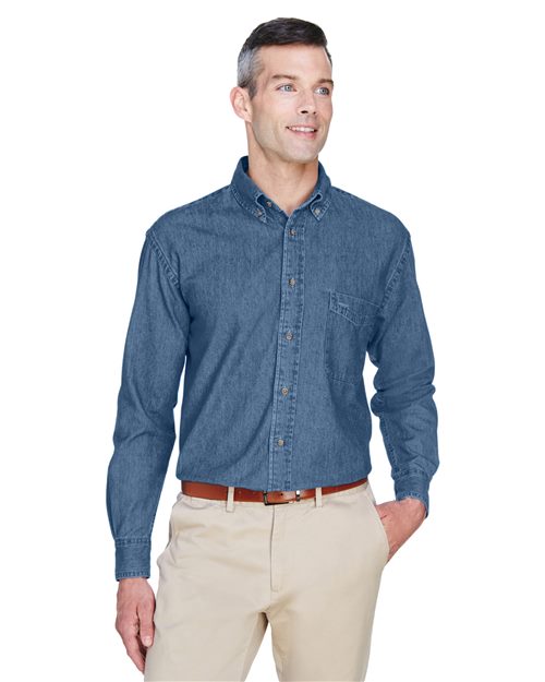 Men's Denim Shirt -  - 13964 - Toronto Screen Printing- Color