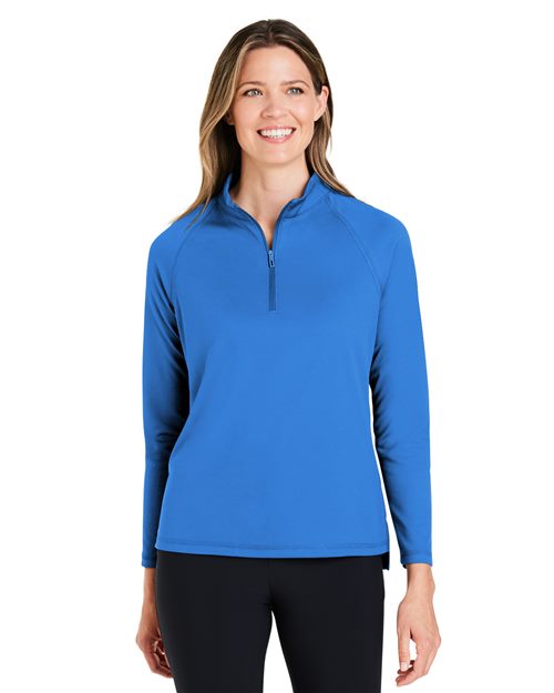 Women's Revive Coolcore® Quarter-Zip Pullover - - 14062 175D3 4-4.9 oz AB Exclusive Brands Activewear Back to School 2025 CA CA New ab Long Sleeves Moisture-Management NE410W New AB North End Performance Polyester - 100% Pullovers Quarter-Zips Recycled Sun/UV Protection Sustainable Manufacturing Sustainable Materials Sustainable Styles Tops Womens Zips