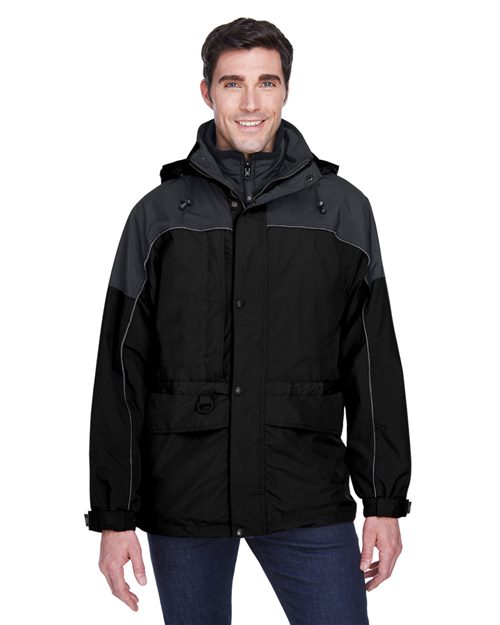 Men's 3-in-1 Two-Tone Parka - - 14068 128D3 88006 AB Exclusive Brands CA New ab Fitness & Wellness Fitness & Wellness Outdoor Enthusiast Fitness & Wellness Physical Fitness Hooded Jackets Mens & Unisex New AB North End Nylon Outerwear Performance Resort & Gift Resort & Gift Staff Uniforms Resort & Gifting Activities & Service Thermals