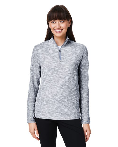 Women's Eclipse Jacquard Quarter-Zip Pullover - - 14078 179D3 AB Exclusive Brands Activewear CA New ab Corporate Corporate Gifting & Incentives Corporate Gifting - Mid-Range Explore School & Team Jackets NE415W New New AB North End Performance Pullovers Quarter-Zips Recycled School & Team - Coaches School & Team - Teams Tops Womens Zips