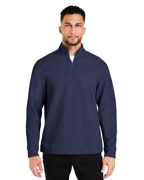 Men's Spirit Textured Quarter-Zip Pullover - - 14140 2025 Fleece Guide 2025 Fleece Guide Retail 2025 Fleece Guide Retail - Quarter-Zips 207D3 8-8.9 oz AB Exclusive Brands Activewear CA New ab Cotton Fitness & Wellness Fitness & Wellness Fitness Studio & Athleisure Fitness & Wellness Physical Fitness Long Sleeves Mens & Unisex NE725 New AB North End Polos & Knits Polyester Pullovers Quarter-Zips Socially Conscious Manufacturing Spandex Sustainable Materials Sustainable Styles Tops Zips