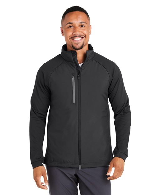 Men's Hielands Jacket - - 14214 19846 631107 8-8.9 oz AB Retail Exclusive Brands CA New ab Explore Corporate Explore Corporate Gifting & Incentives Explore Corporate Gifting - Splurge Full-Zips Jackets Long Sleeves Mens & Unisex Moisture-Management New AB Outerwear Pockets Polyester Puma Golf Recycled S&S Exclusive Brands Spandex Water Resistant Zips