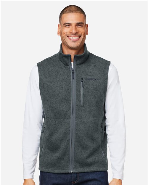 Men's Drop Line Vest - - 14810 724D1 Apparel CA New ab Fleece Full-Zips M16224 Marmot Mens & Unisex New AB Outerwear Pockets Polyester - 100% Recycled Sleeveless Vests