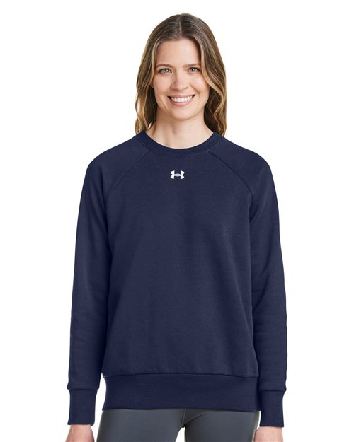 Women's Rival Fleece Crewneck Sweatshirt - - 14902 1379508 165E2 2025 Fleece Guide 2025 Fleece Guide Activewear 2025 Fleece Guide Activewear - Crewnecks 8-8.9 oz AB Retail Exclusive Brands Apparel CA New ab Cotton Crewneck Explore Corporate Explore Corporate Gifting & Incentives Explore Corporate Gifting - Mid-Range Fleece Fleece - Premium - Crew New AB Polyester S&S Exclusive Brands Sweatshirts Sweatshirts & Fleece Tops Under Armour Womens