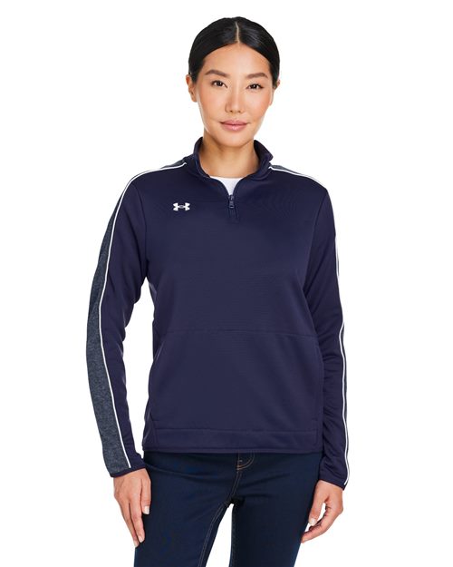 Women's Command 2.0 Quarter-Zip Pullover - - 14968 1383274 182E2 7-7.9 oz AB Retail Exclusive Brands Activewear CA New ab French Terry Jackets Moisture-Management New AB Performance Polos & Knits Polyester Polyester - 100% Pullovers Quarter-Zips S&S Exclusive Brands Tops Under Armour Womens Zips